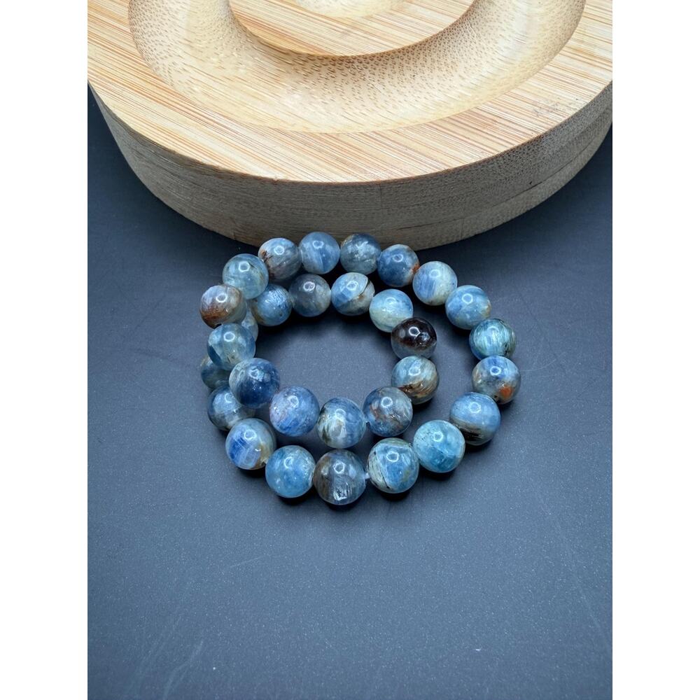 Blue Kyanite 6mm Bracelet - Listing A